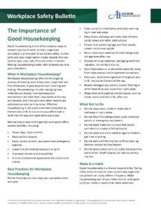 construction safety matters